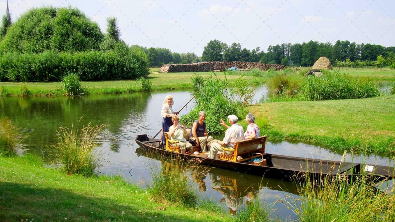 Janischs Fewo Im Spreewald, Terrasse, Grosser Garten Und Blick Inklusive Unterspreewald Exterior foto